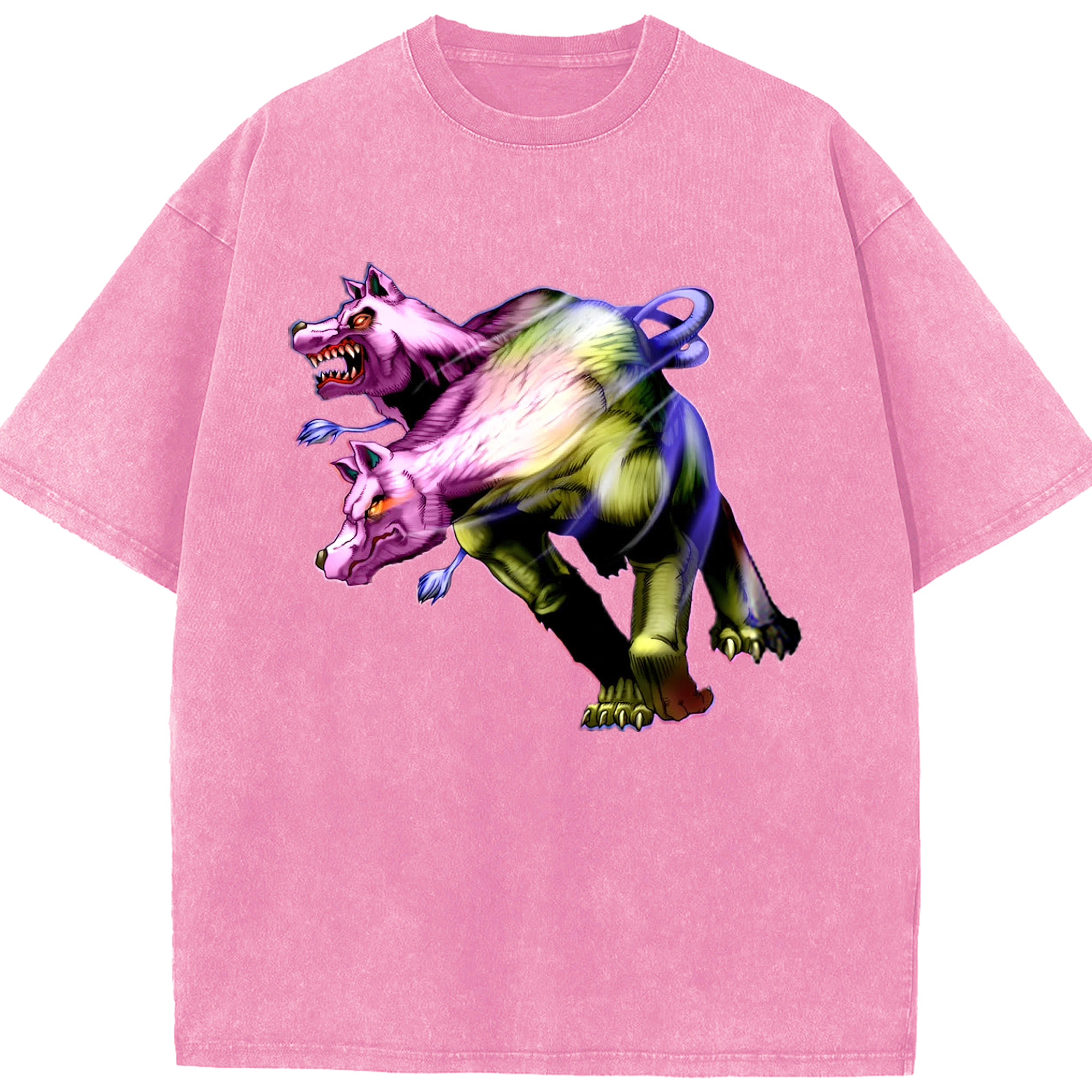 （画像用） 遊☆戯☆王 Yu-Gi-Oh! 綿100% ヴィンテージ風 半袖Tシャツ（フロントプリント）